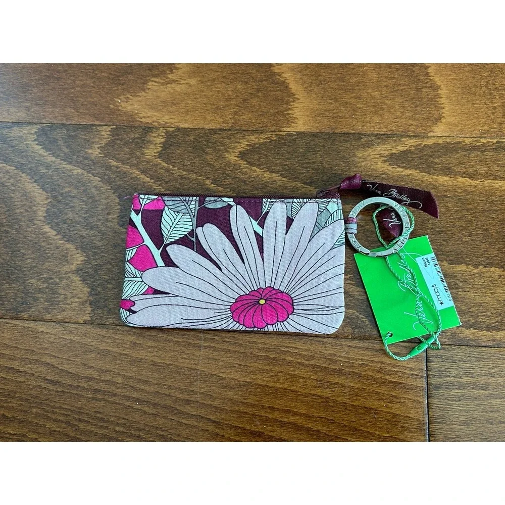 Vera Bradley‎ Bohemian Bloom Zip ID Case Floral NWT Cards Lightweight